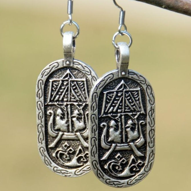 Boucle D'Oreille Inspiration Celtique