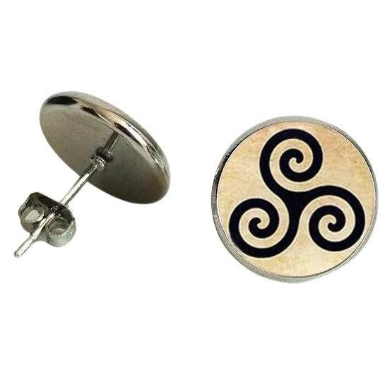 Boucle Oreille Homme Triskèle