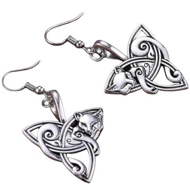 Boucle Oreille Loup Celtique