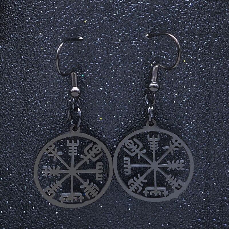 Boucle Oreille Compas Viking