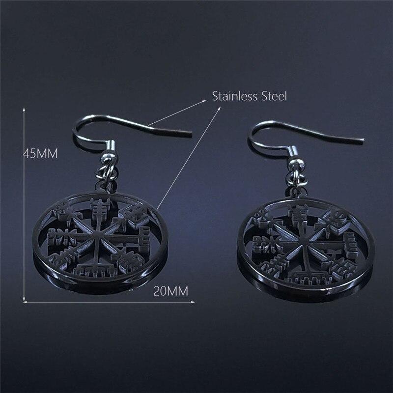 Boucle Oreille Vegvisir Femme