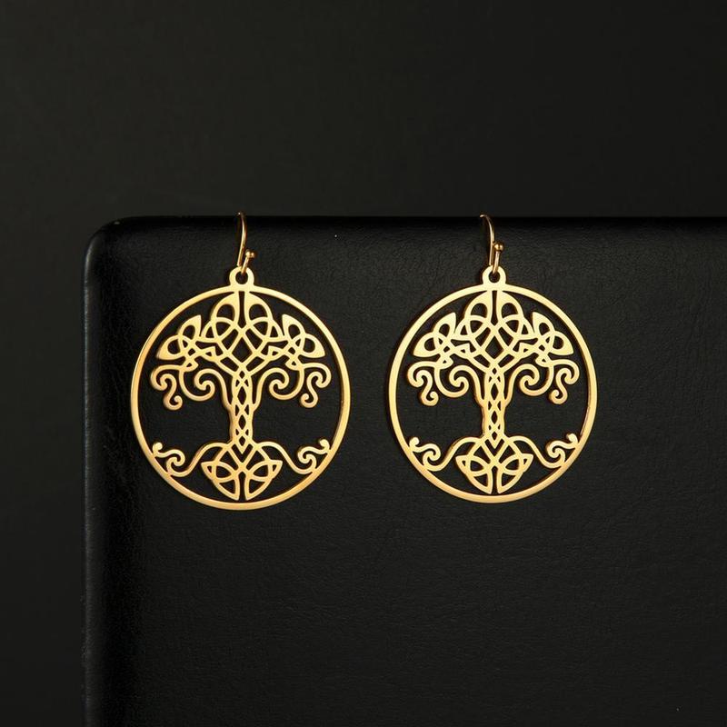 Boucle Oreille Arbre de Vie