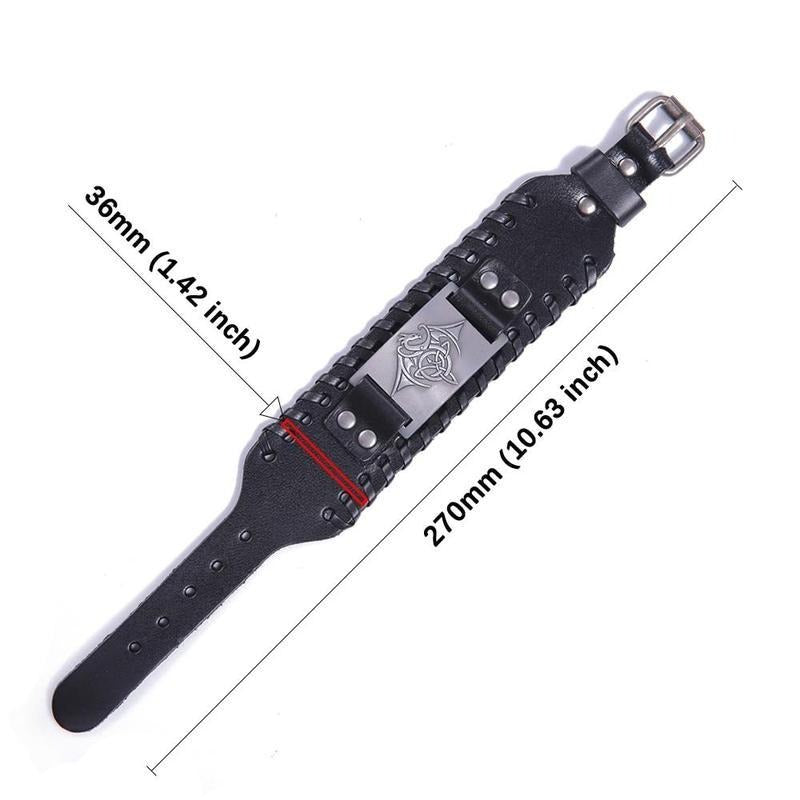 Bracelet Celtique Cuir Homme