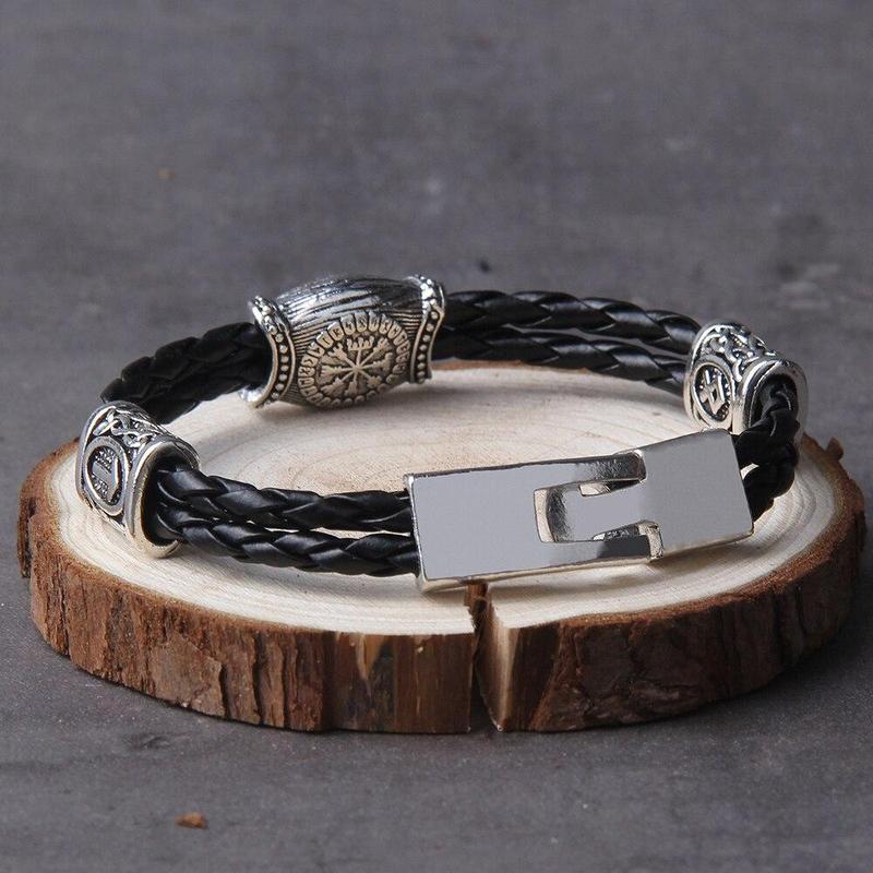 Bracelet Celtique Cuir Homme
