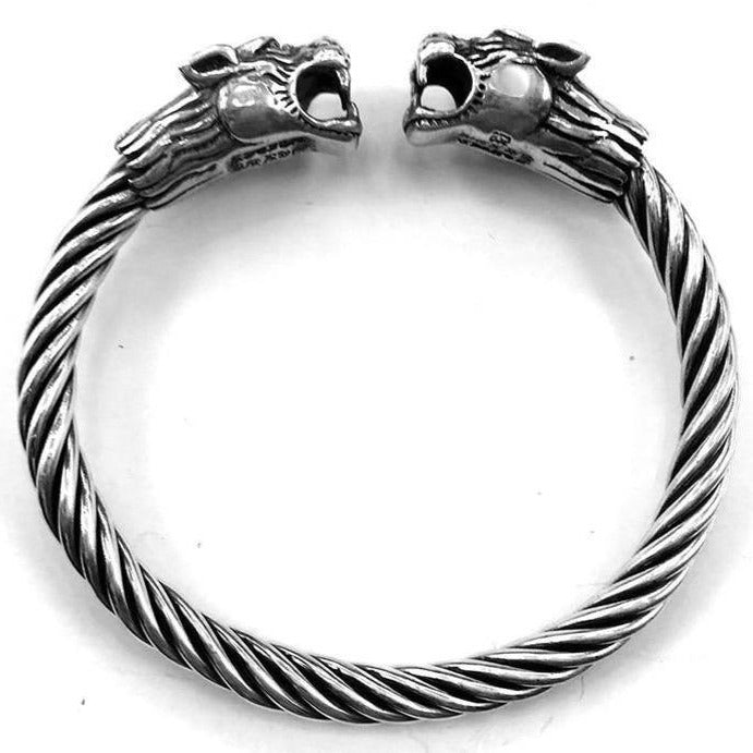Bracelet Loup Argent