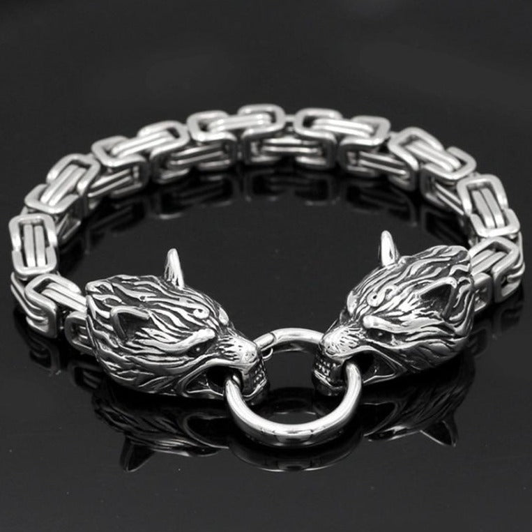 Bracelet Homme Tête De Loup