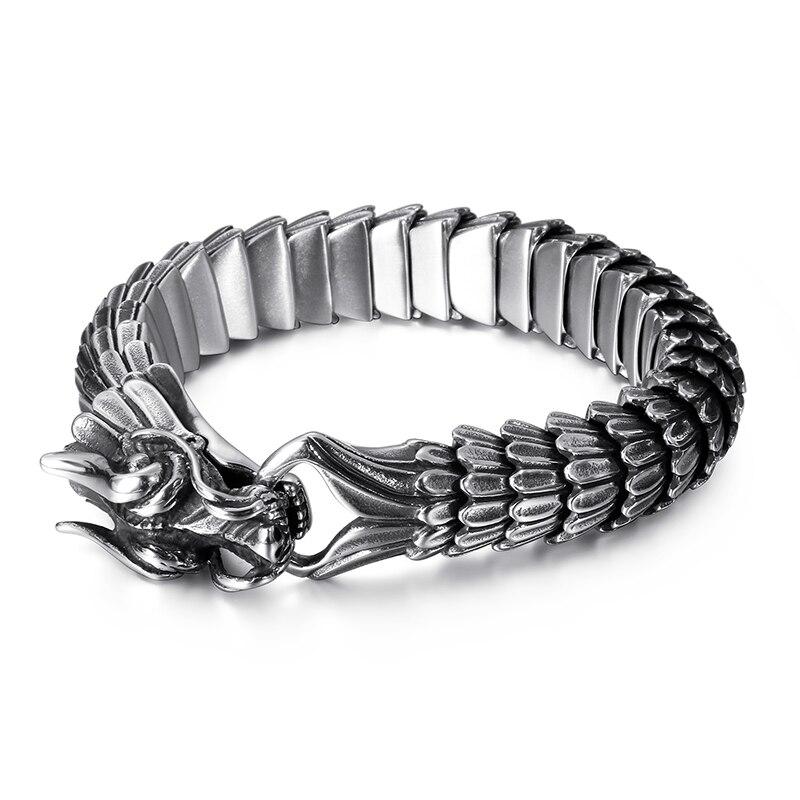 Bracelet Viking Tête De Dragon