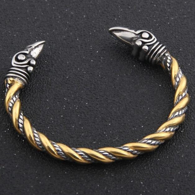 Bracelet Viking Corbeau