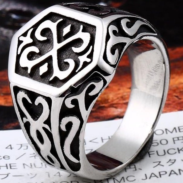 Bague Homme Viking Acier Inoxydable