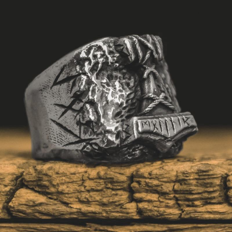 Bague Marteau De Thor