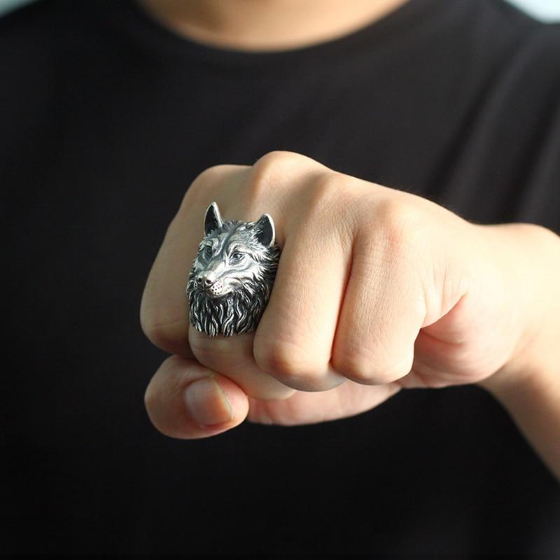 Bague Loup Homme