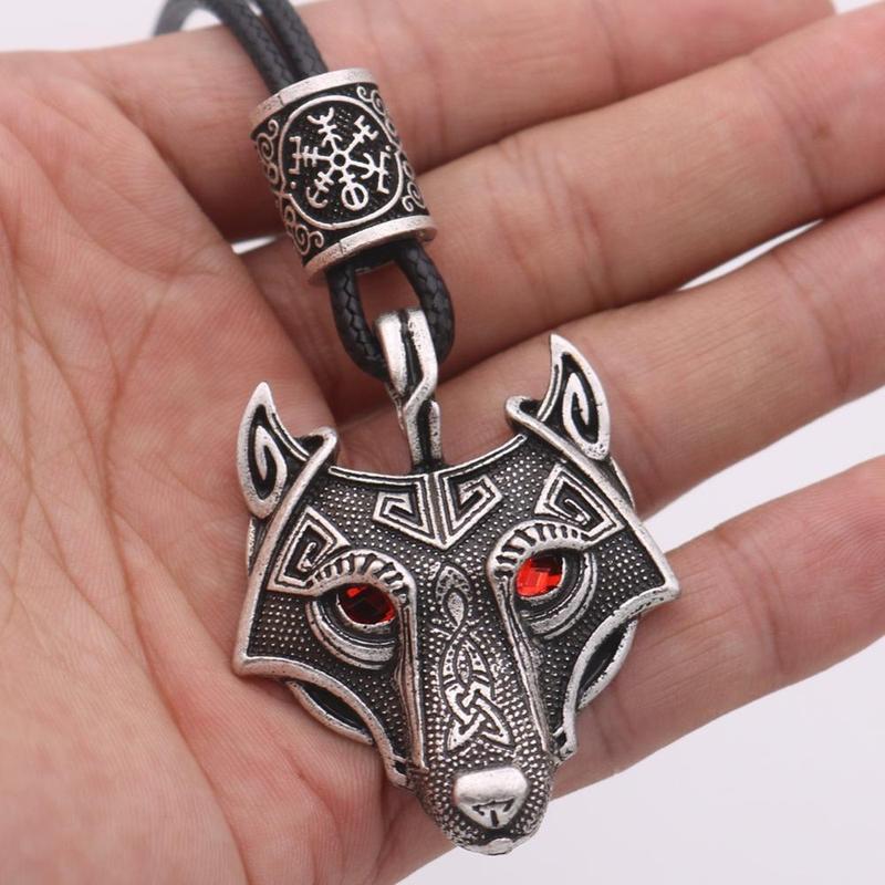 Pendentif Homme Tête De Loup