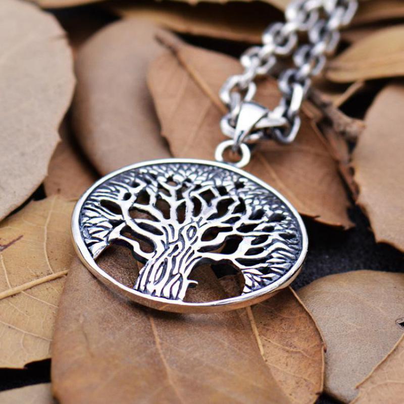 Collier Arbre de Vie Nordique Argent