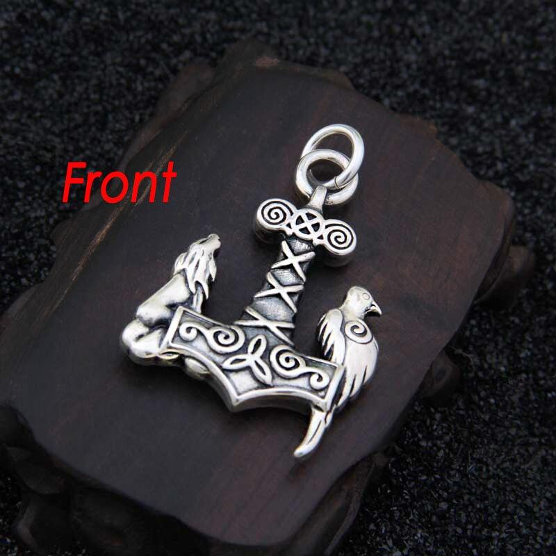 Pendentif Marteau Thor Argent