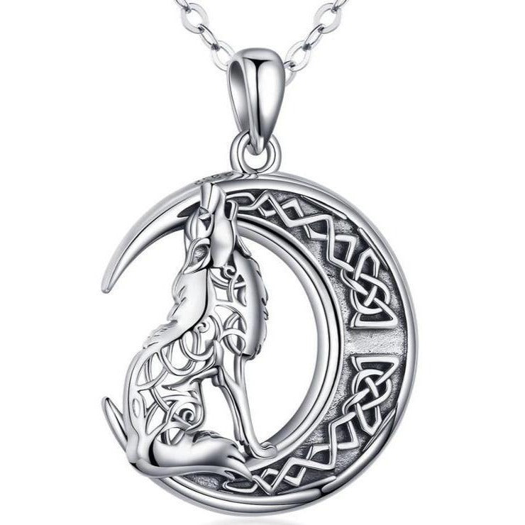 Pendentif Loup Argent
