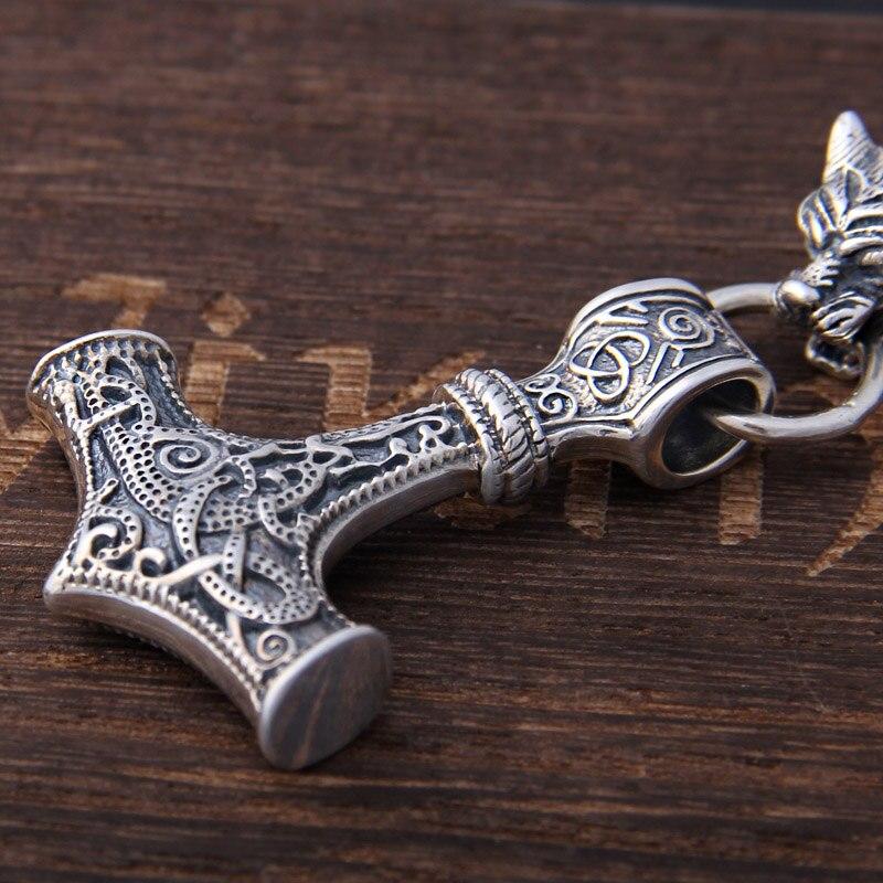 Pendentif Marteau Thor Argent