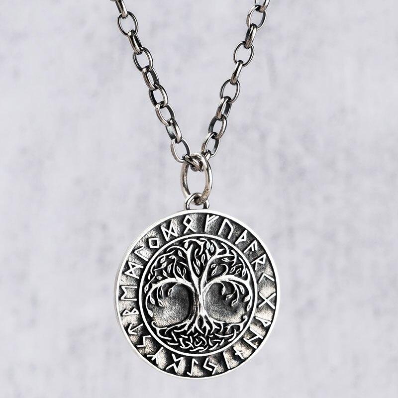 Pendentif Argent Yggdrasil