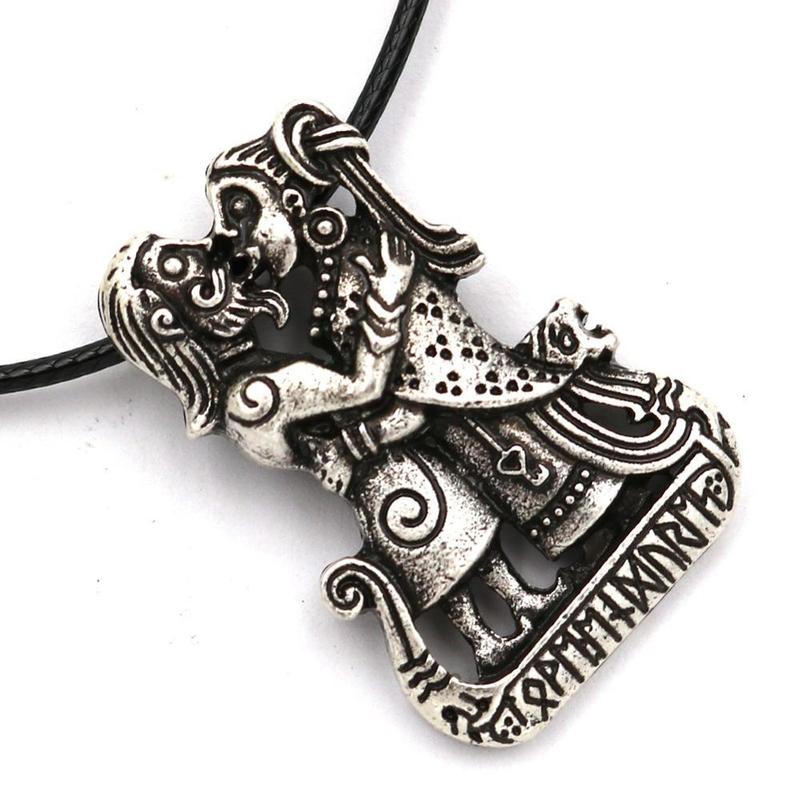 Pendentif Viking Couple