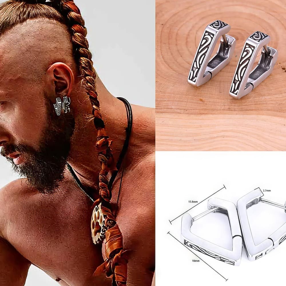 Boucles d'Oreille Viking Design