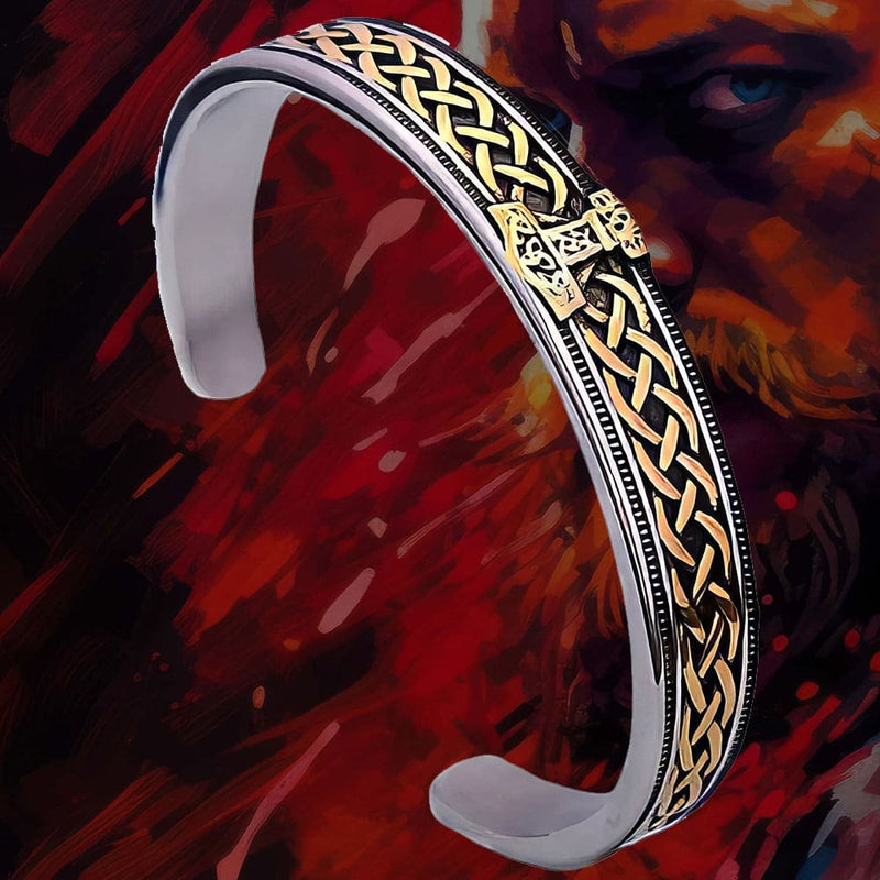 Bracelet Nœuds Celtiques et Mjolnir