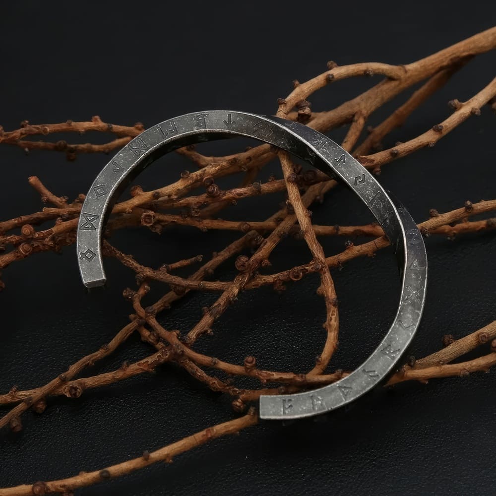 Bracelet Runes Nordiques Inoxydable [Acier]