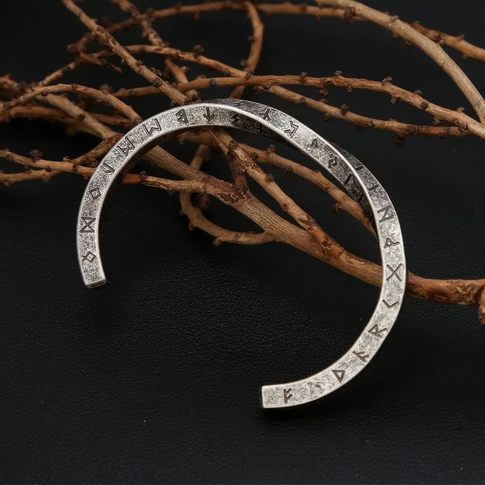 Bracelet Runes Nordiques Inoxydable [Acier]
