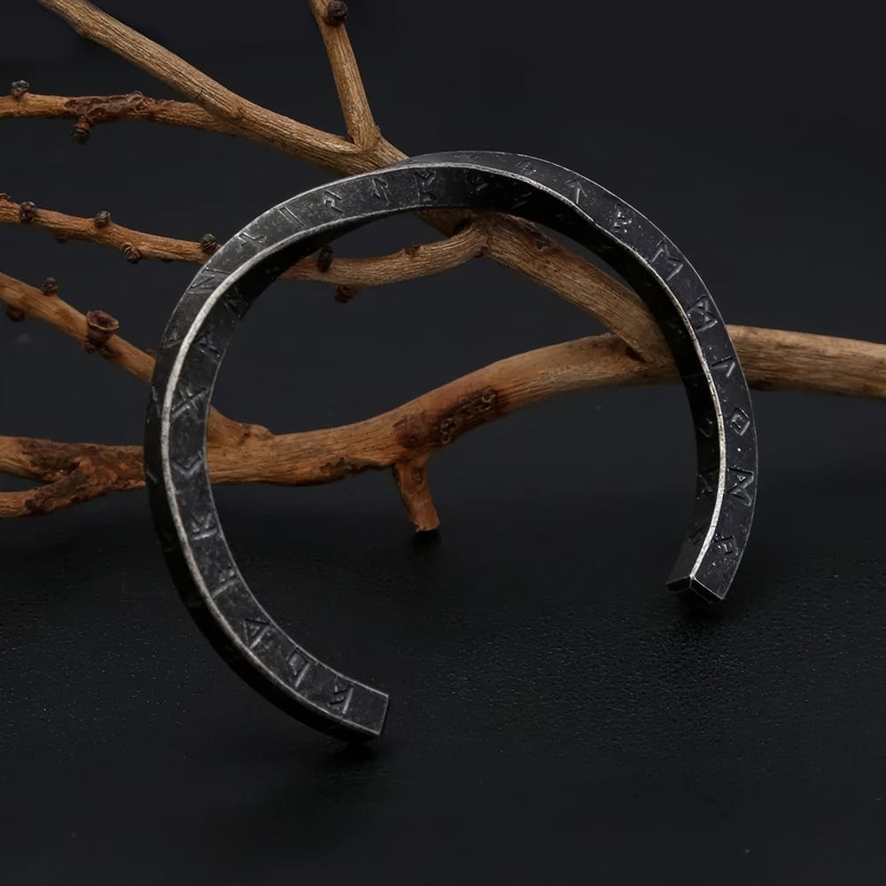 Bracelet Runes Nordiques Inoxydable [Acier]