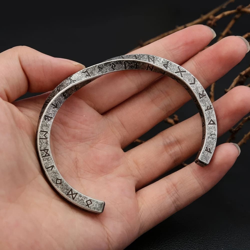 Bracelet Runes Nordiques Inoxydable [Acier]