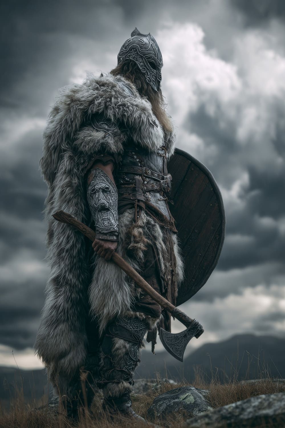 Tableau Guerrier Nordique