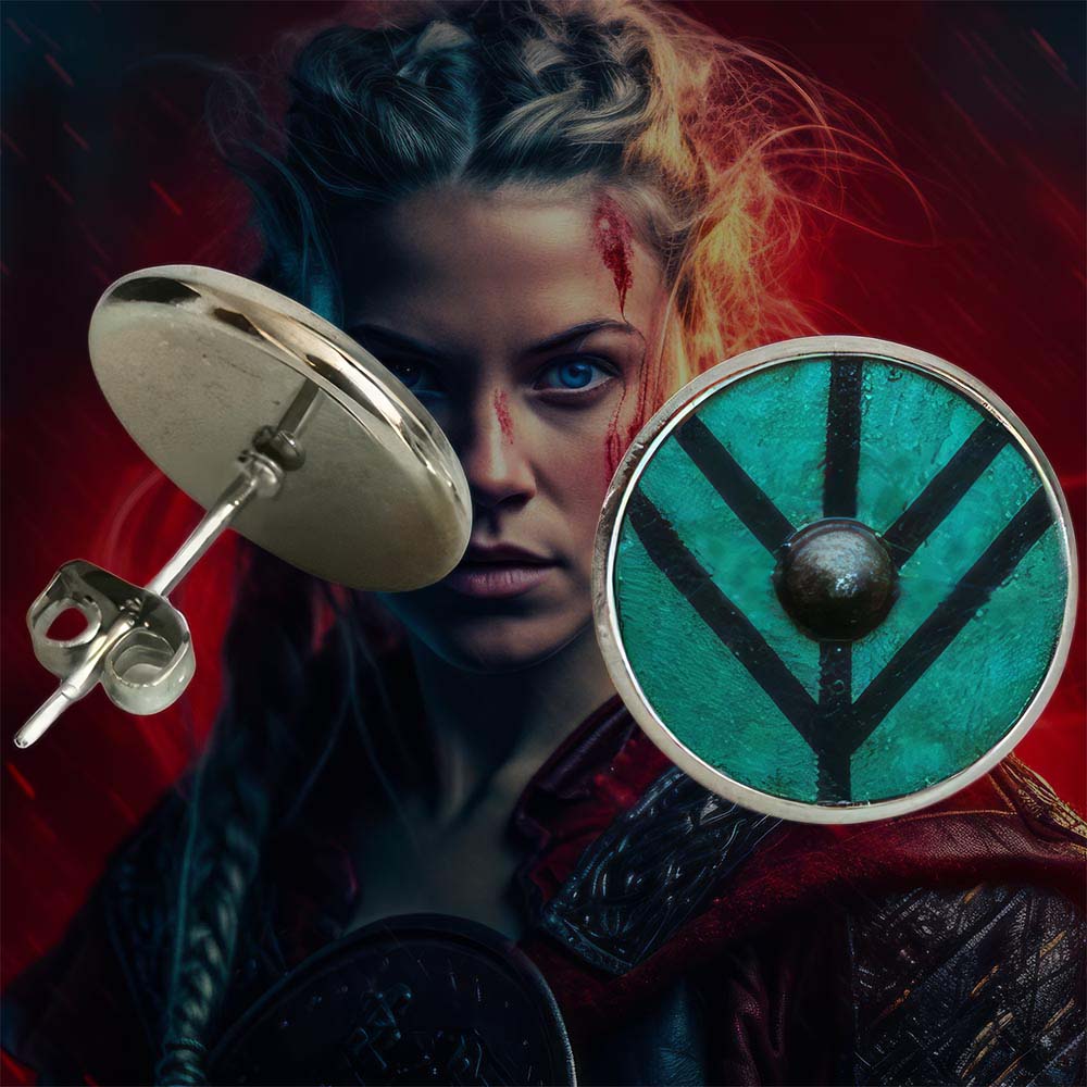 Boucle d'Oreille Lagertha [Acier]