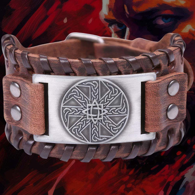 Bracelet Celtique & Nordique [Cuir]