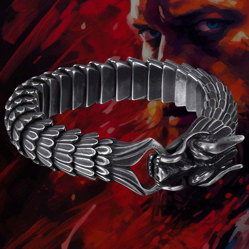 Bracelet Viking Dragon [Acier]