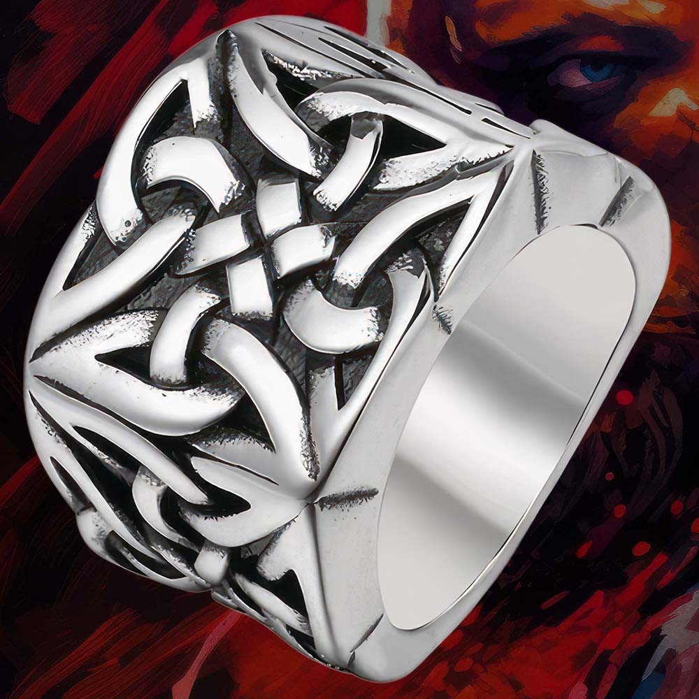 Bague Celtique Imposante [Acier]