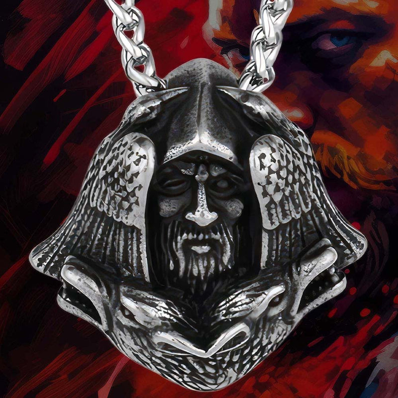 Collier Odin Père des Dieux [Acier]