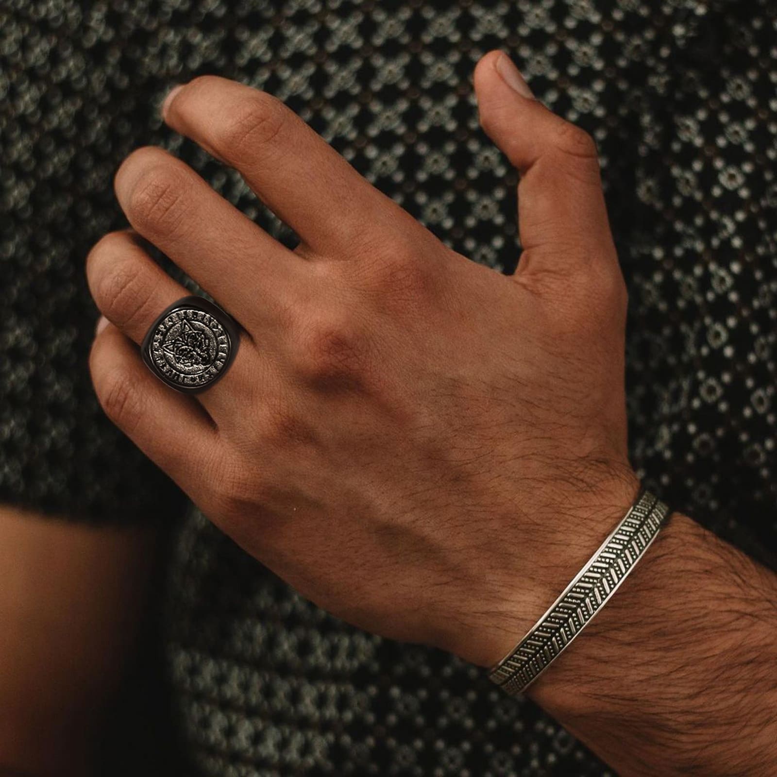 Bague Tête de Fenrir