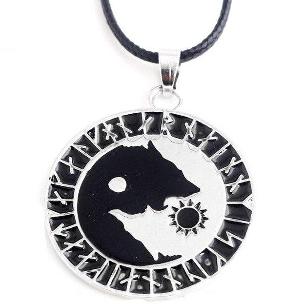 Collier Loup Yin Yang