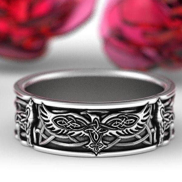 Bague Corbeau Homme