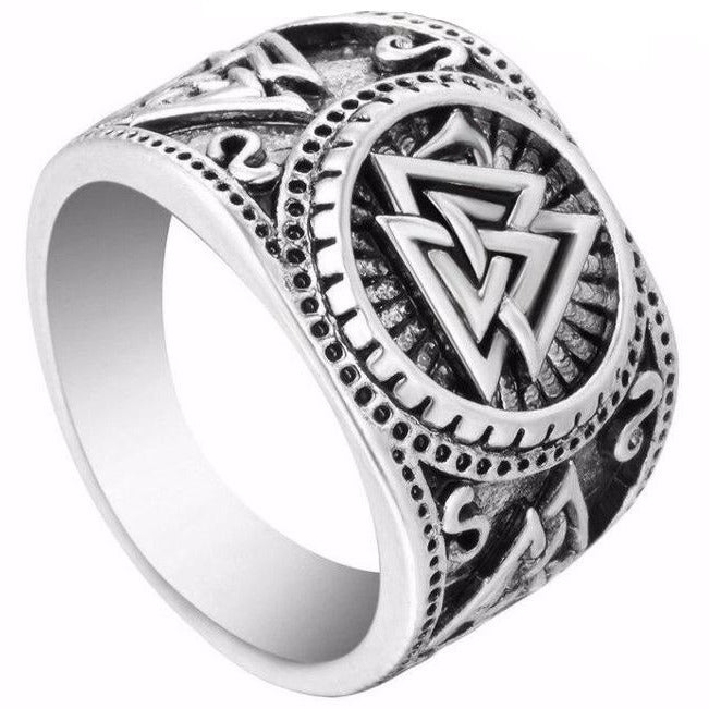 Bague Homme Nordique Valknut