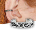 Boucles D'oreilles Double Anneau Avec Chaîne - Acier Inoxydable - Style Punk Minimaliste - Pour Hommes Et Femmes - 3