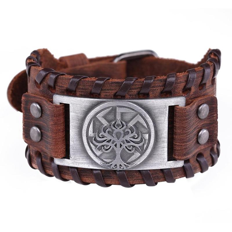 Bracelet Cuir Viking