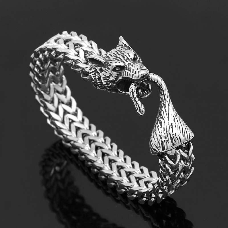 Bracelet Loup Argent