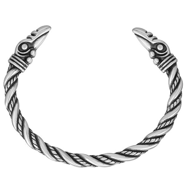 Bracelet Viking Tête De Corbeau