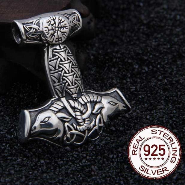 Collier Marteau de Thor Argent