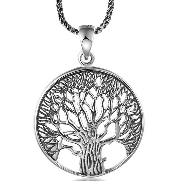 Collier Argent Yggdrasil