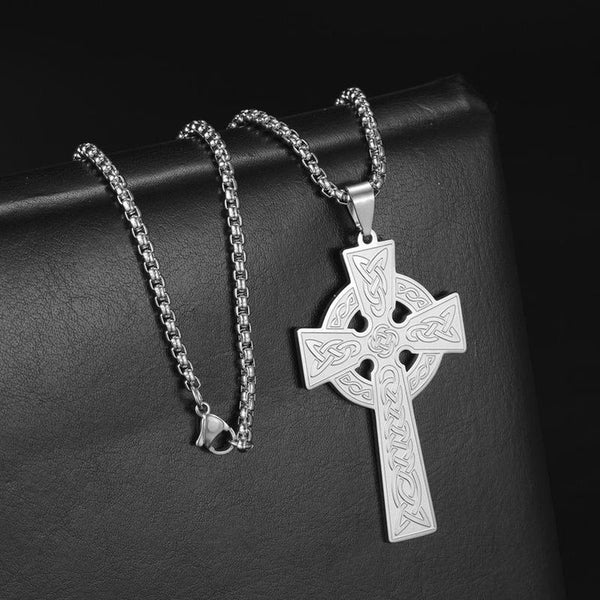 Lot De 2 Pendentifs Croix Celtiques Métal Doré Et Vieilli - Sans Chaînes, Neufs Sans Emballage